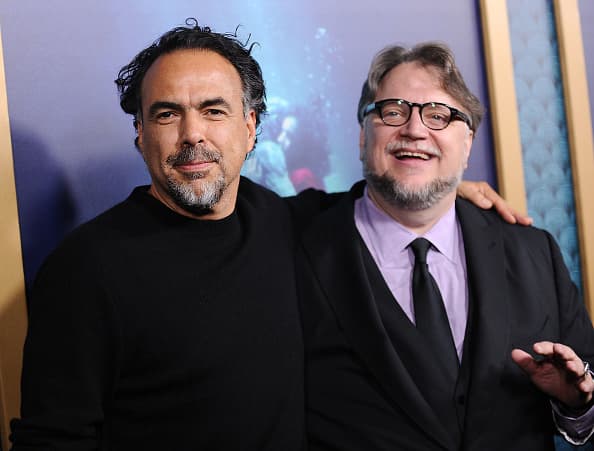 Alejandro González Iñárritu y Guillermo del Toro, dos de los cineastas latinos más calamados en la Unión Americana.