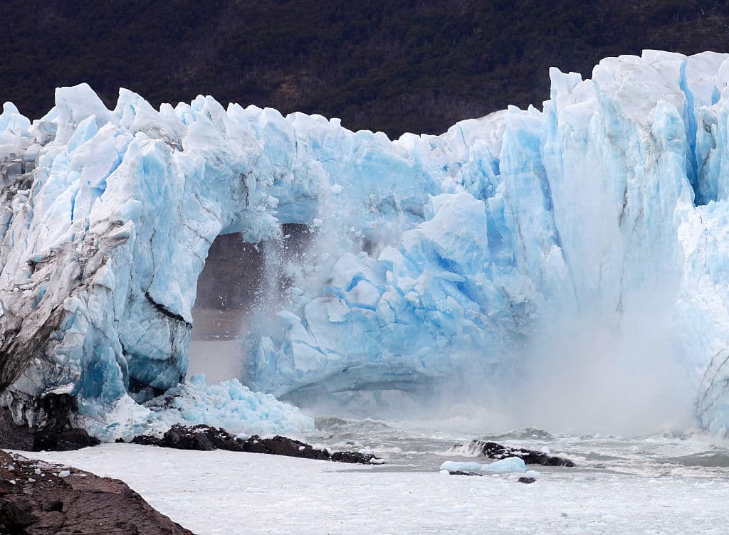 El Perito Moreno es mundialmente conocido por sus procesos de ruptura.