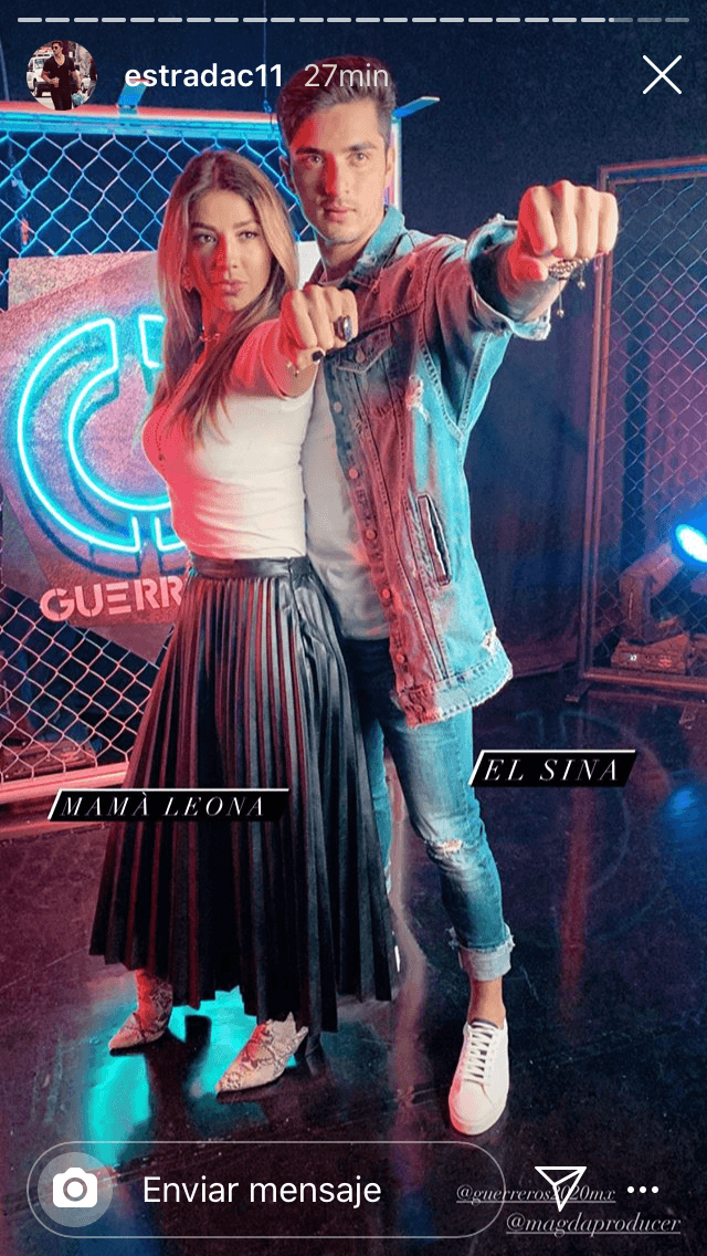 Los dos son participantes del reality
<b><a href="https://www.univision.com/shows/guerreros-2020" target="_blank">Guerreros 2020</a></b> de UniMás.
<br>