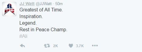 Falleció el llamado mejor boxeador del mundo y el mundo del deporte lamenta la muerte de Muhammad Ali.