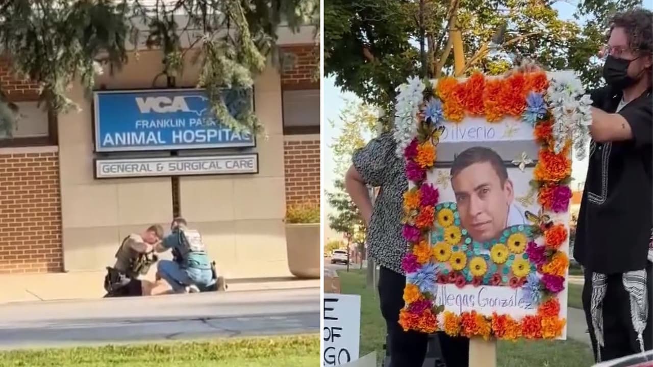 Además, la comunidad de Evanston dedicó esta representación a 
<b><a href="https://www.univision.com/local/chicago-wgbo/que-se-sabe-de-la-muerte-de-mexicano-durante-un-operativo-migratorio-en-franklin-park" target="_blank">Silverio Villegas-González</a></b>
<a href="https://www.univision.com/local/chicago-wgbo/que-se-sabe-de-la-muerte-de-mexicano-durante-un-operativo-migratorio-en-franklin-park" target="_blank">, </a>un migrante mexicano que murió a manos de agentes federales en Melrose Park. 
<br>
<br>
<b><a href="https://www.univision.com/local/chicago-wgbo/a-un-mes-del-incidente-asi-recuerdan-al-inmigrante-muerto-en-operativo-de-ice-en-franklin-park-video" target="_blank">Silverio Villegas</a></b>, tenía 38 años, originario de Loma de Chupio en Michoacán, cuya comunidad es purépecha, murió el 12 de septiembre durante un operativo de arresto en Franklin Park.
<br>
<br>En el momenoto de su muerte su auto terminó chocado bajo un tráiler, con manchas de sangre, en medio de un amplio despliegue de agentes federales.
