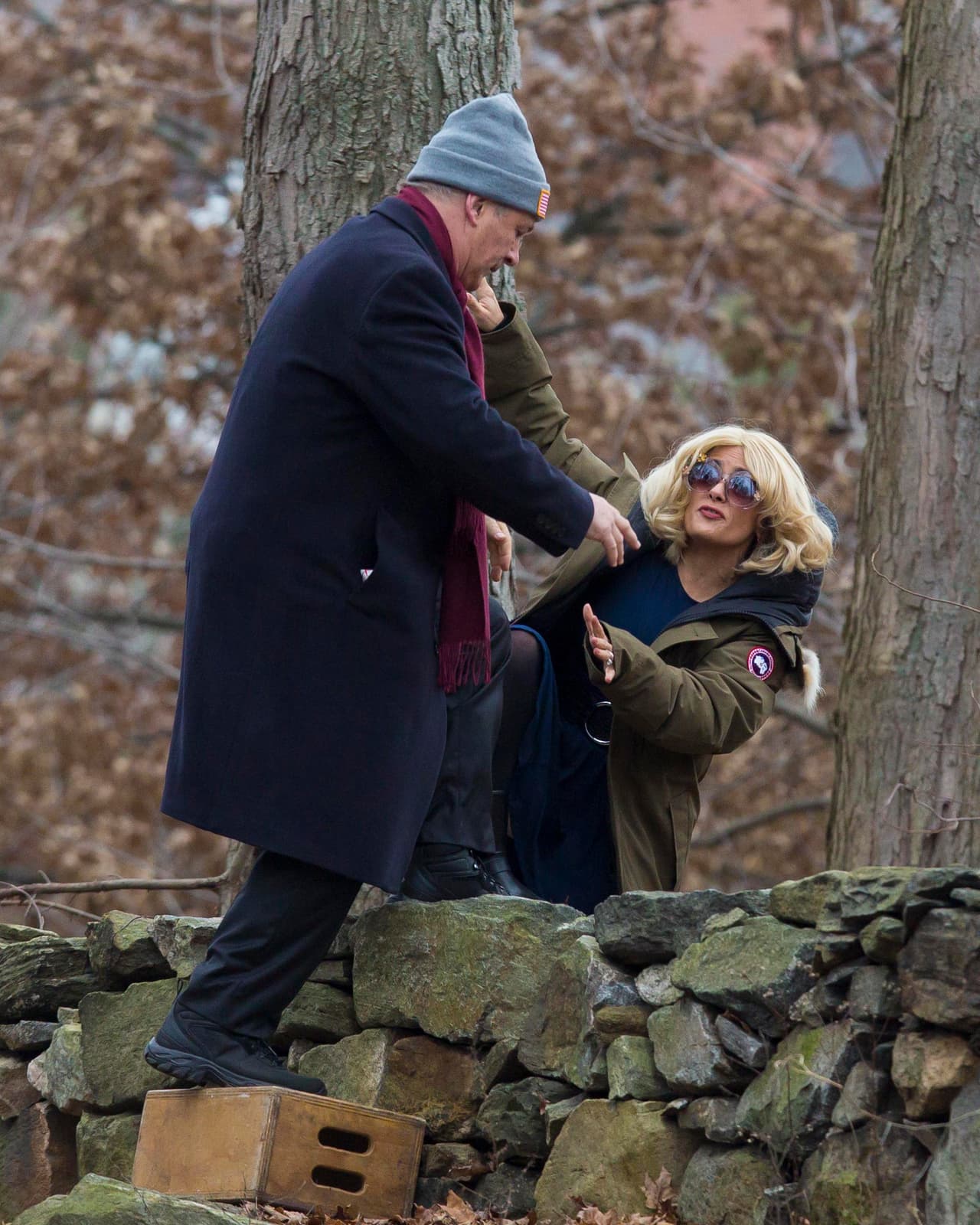 No te nos vayas a caer.