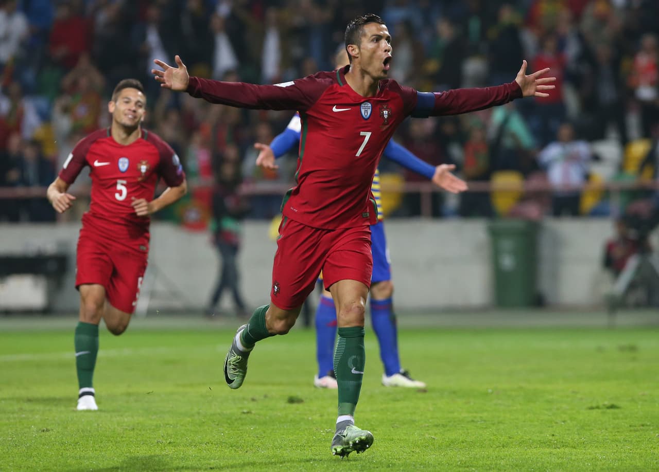 Cristiano Ronaldo marca cuatro tantos en la goleada de Portugal 6-0 ante Andorra