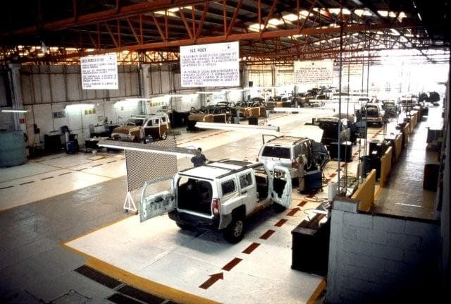 Taller de blindaje de vehículos en ciudad de México.