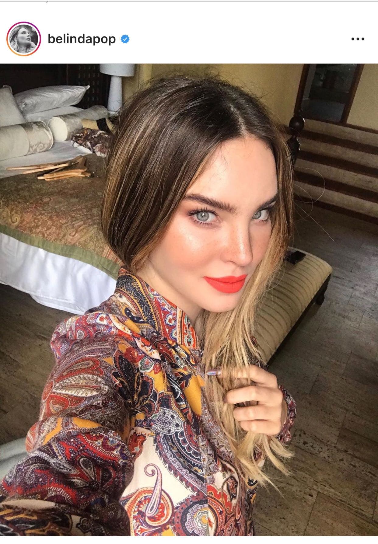 Un ejemplo es esta foto del pasado 18 de julio, en donde el cantante le dejó un 'me gusta'.