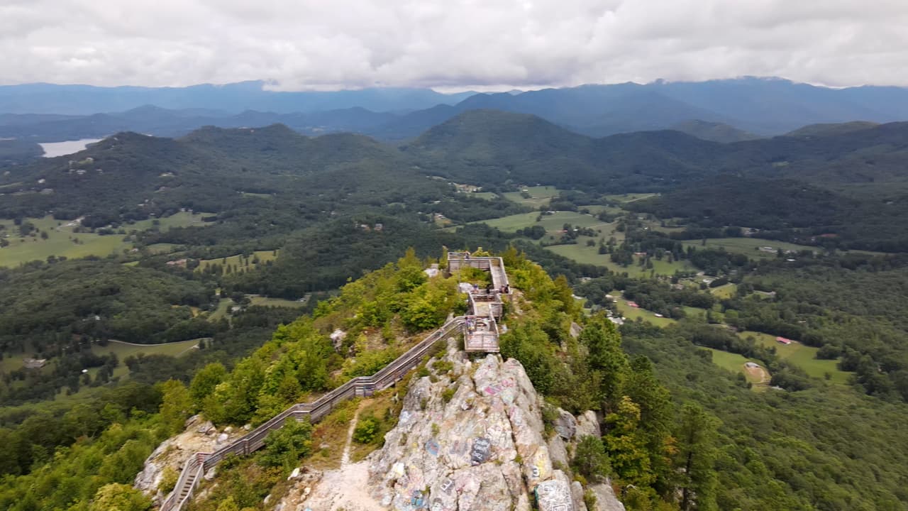 Desde este punto se pueden ver además zonas de Carolina del Norte.