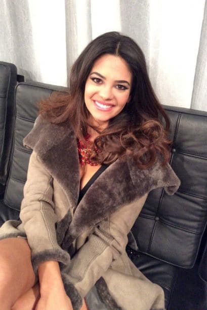 Al parecer algunas sintieron un poquito de frío, lo bueno es que tenían a su alcance algunas prendas un tanto abrigadoras.