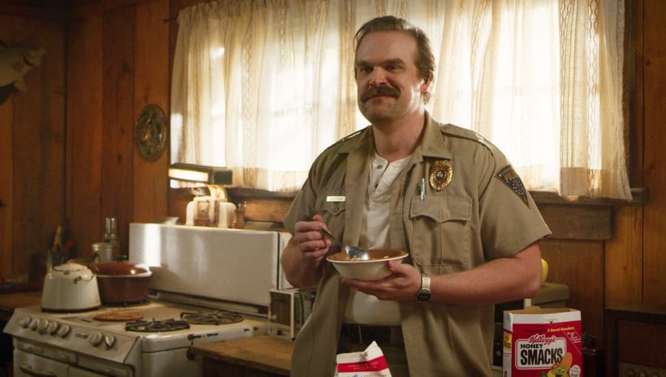 Hopper en Stranger Things
