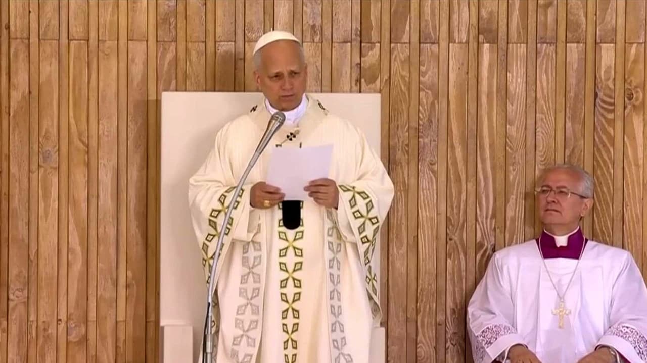 El papa León XIV llega a Barcelona y pronuncia parte de su discurso de unidad en catalán