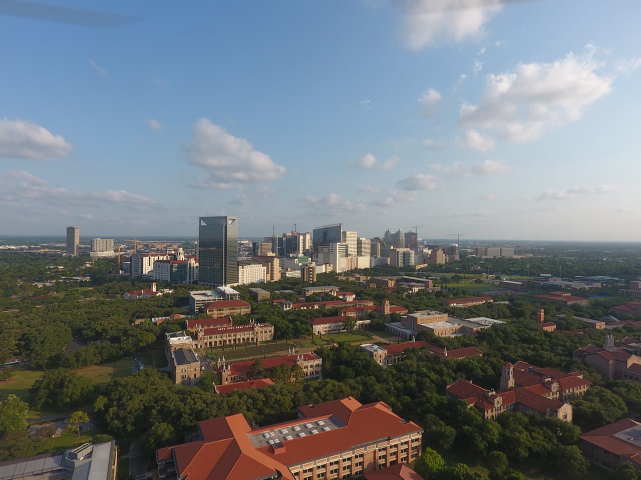 Panorámica de Houston, uno de los centros más importantes de esta zona del país.