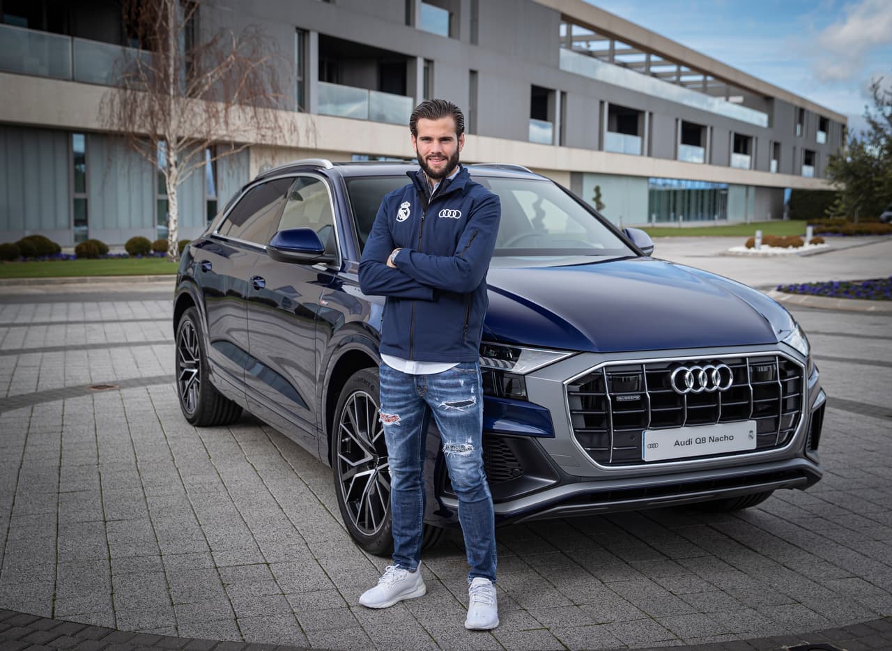<b>Nacho Fernández</b> fue el único jugador en escoger una Audi Q8 50 TDI en color Azul Navarra.