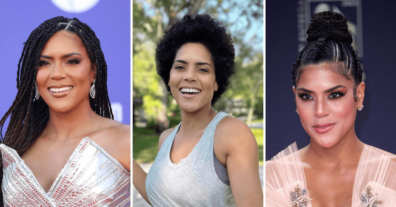 Francisca se ha arevido a lucir su cabello rizado y peinarlo de diferentes maneras