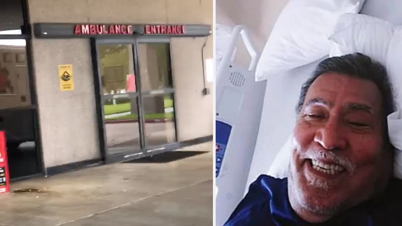 Louis Cabarubio estuvo internado varias semanas en cuidados intensivos, conectado a un respirador artificial.