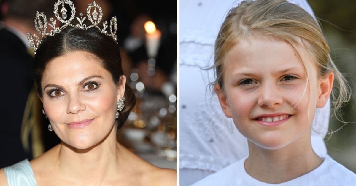 Princesa Victoria y su hija Estelle