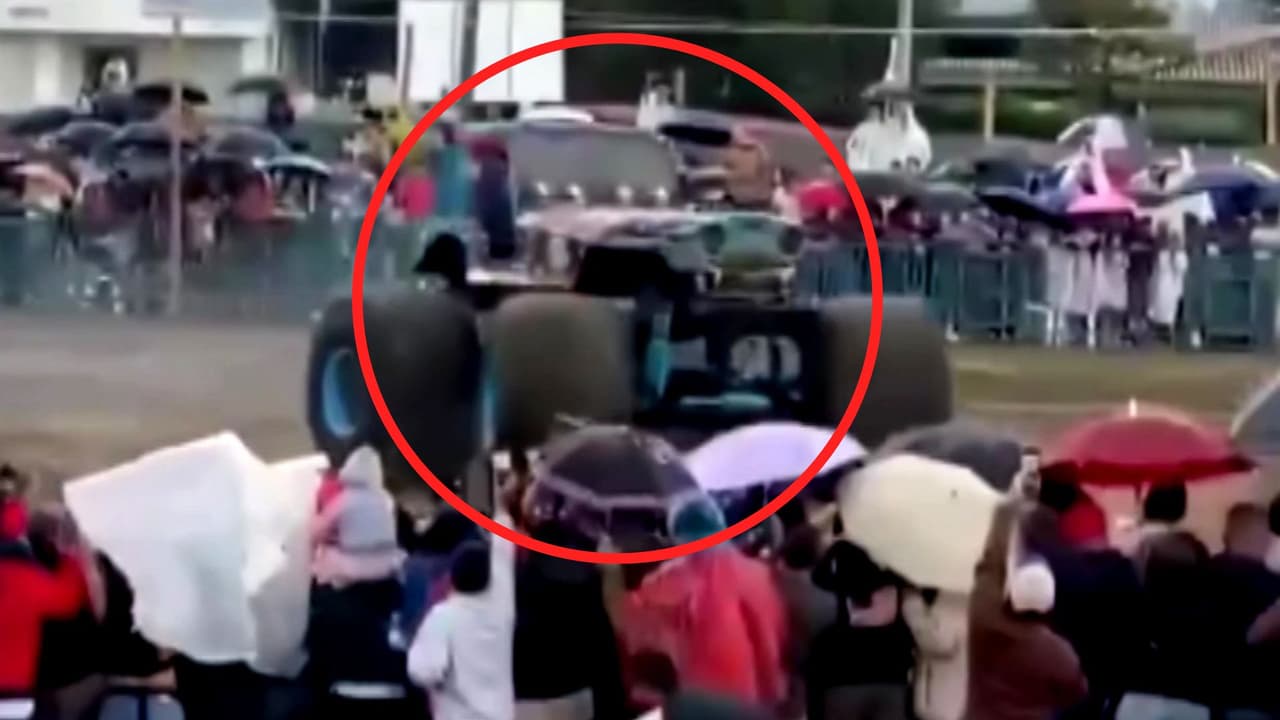 Nuevo video del momento en que Monster Truck avanza hacia multitud y embiste a espectadores en Colombia