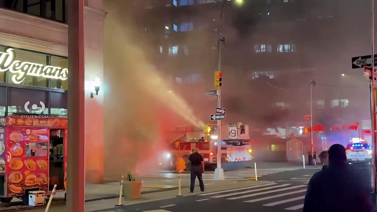 Incendio en estación del metro en Manhattan deja una docena de heridos