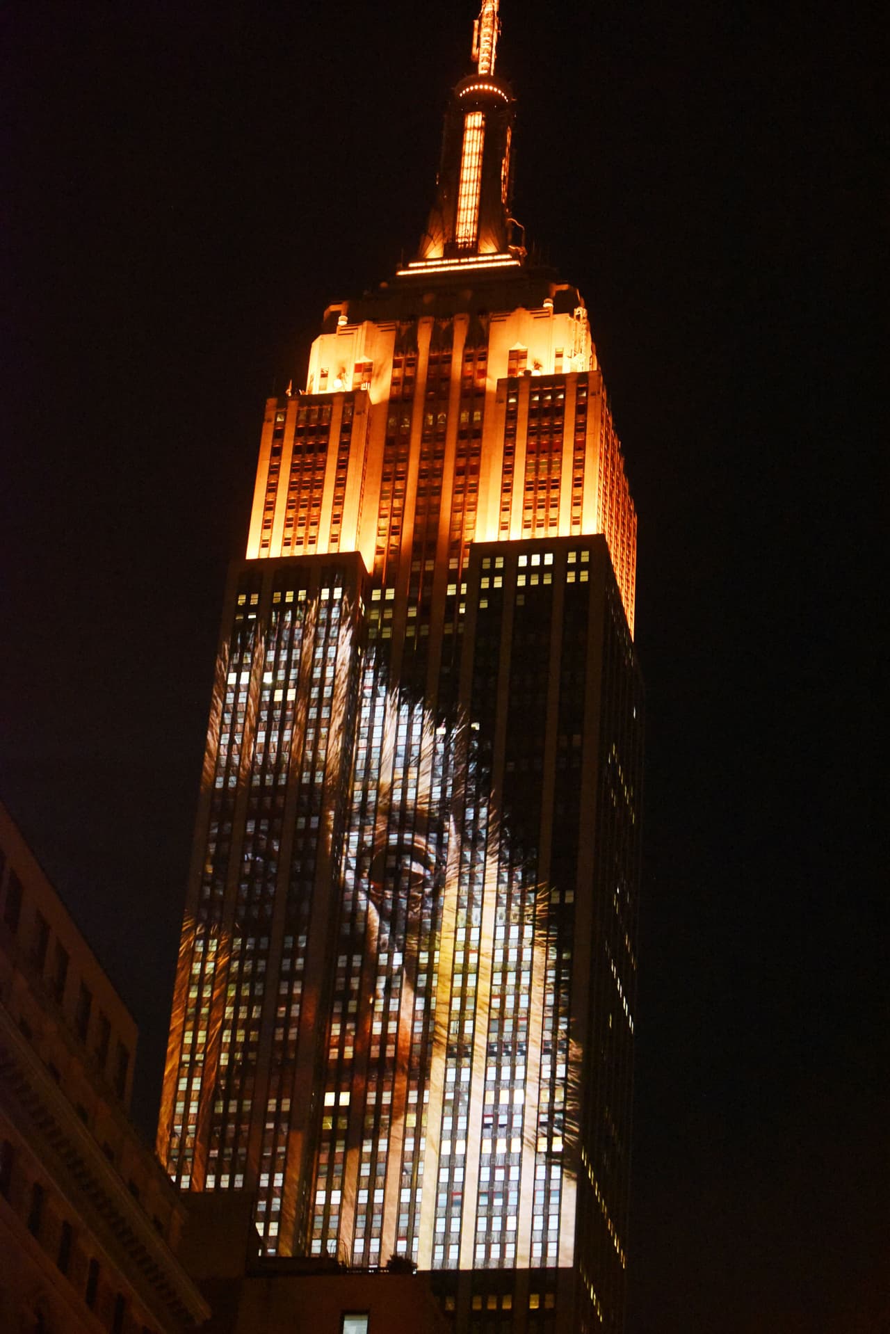 Cada 15 minutos, desde las 21:00 a las 24:00, el público pudo ver el espectáculo agridulce.