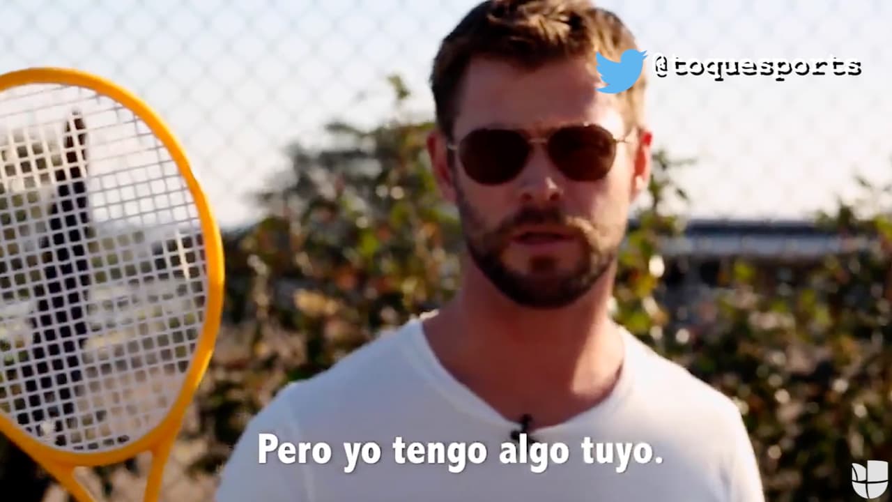 Thor a Juan Martín Del Potro: "Devuélveme mi martillo"