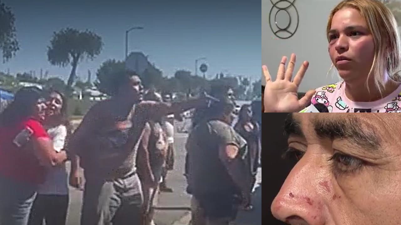 Familia hispana que vende raspados en Los Ángeles recibe golpiza por no tener un producto