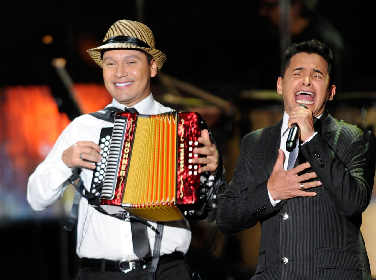 Jorge Celedón se unió a la fiesta para honrar al intérprete de 'Fruta Fresca'.