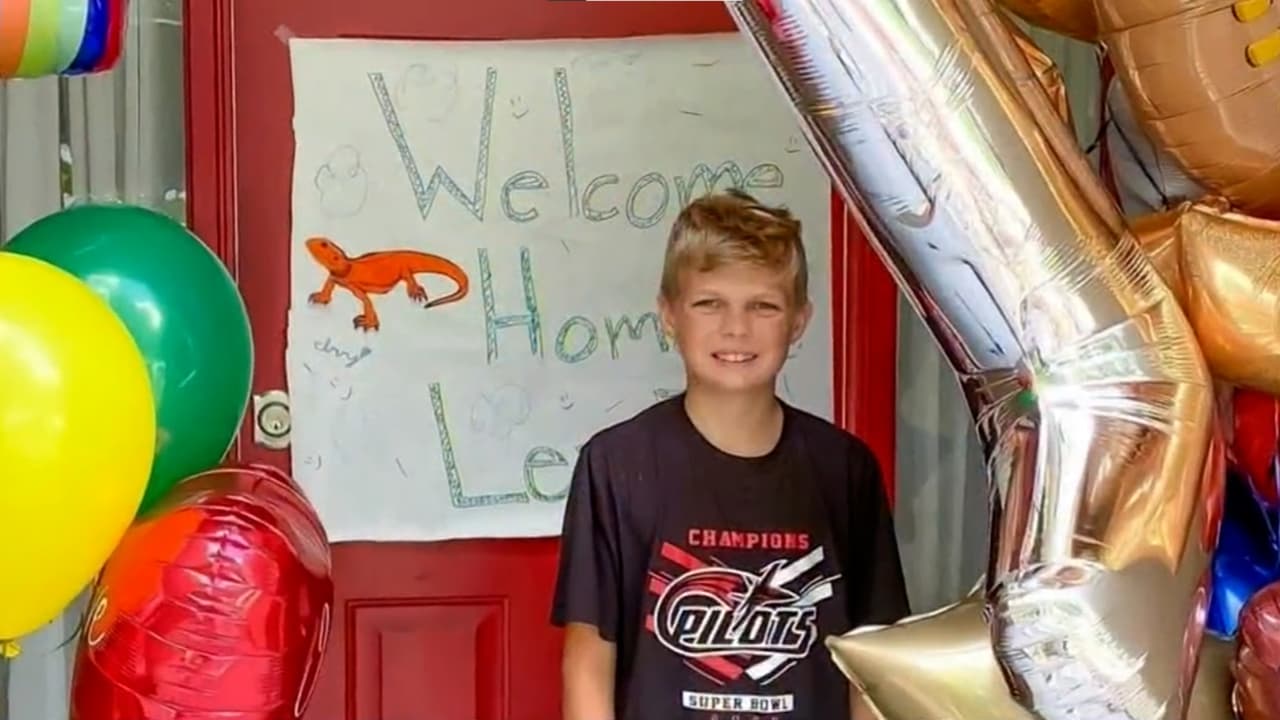 Niño que le cayó rayo durante viaje en bote salió del hospital y ya está en casa