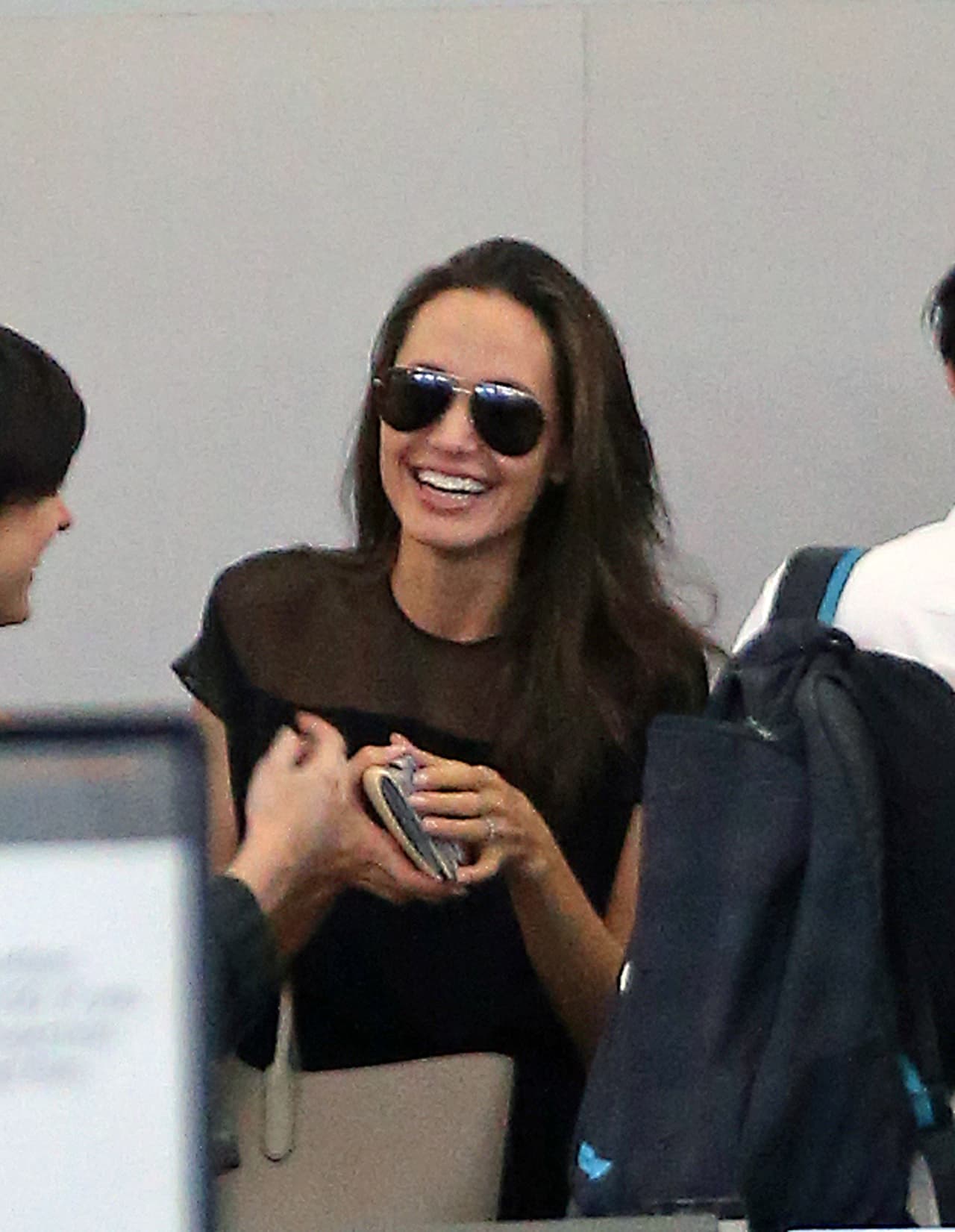 Se notó de buen humor durante la revisión.