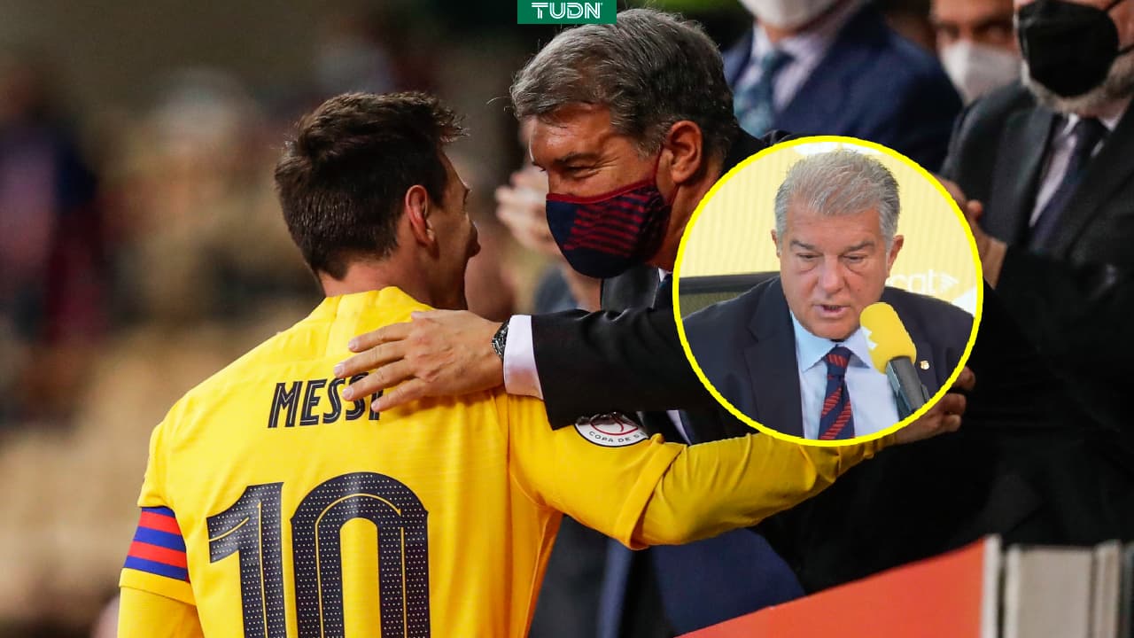 Laporta acepta que su relación con Lionel Messi "está perjudicada"