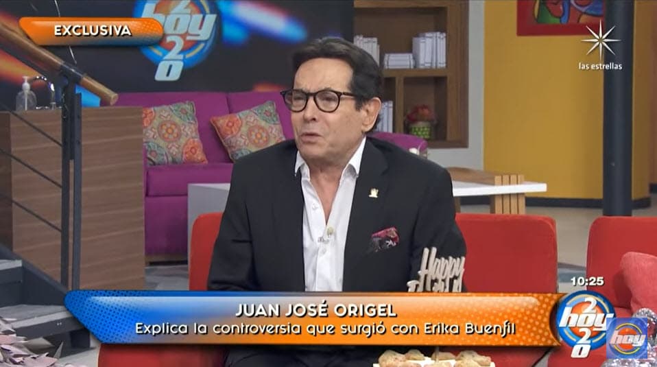 Aunque la que mencionó a Nicolás fue Martha Figueroa, Erika Buenfil vertió su disgusto en 'Pepillo' Origel, con quien guardaba una amistad por varios años. 
<br>
<br>