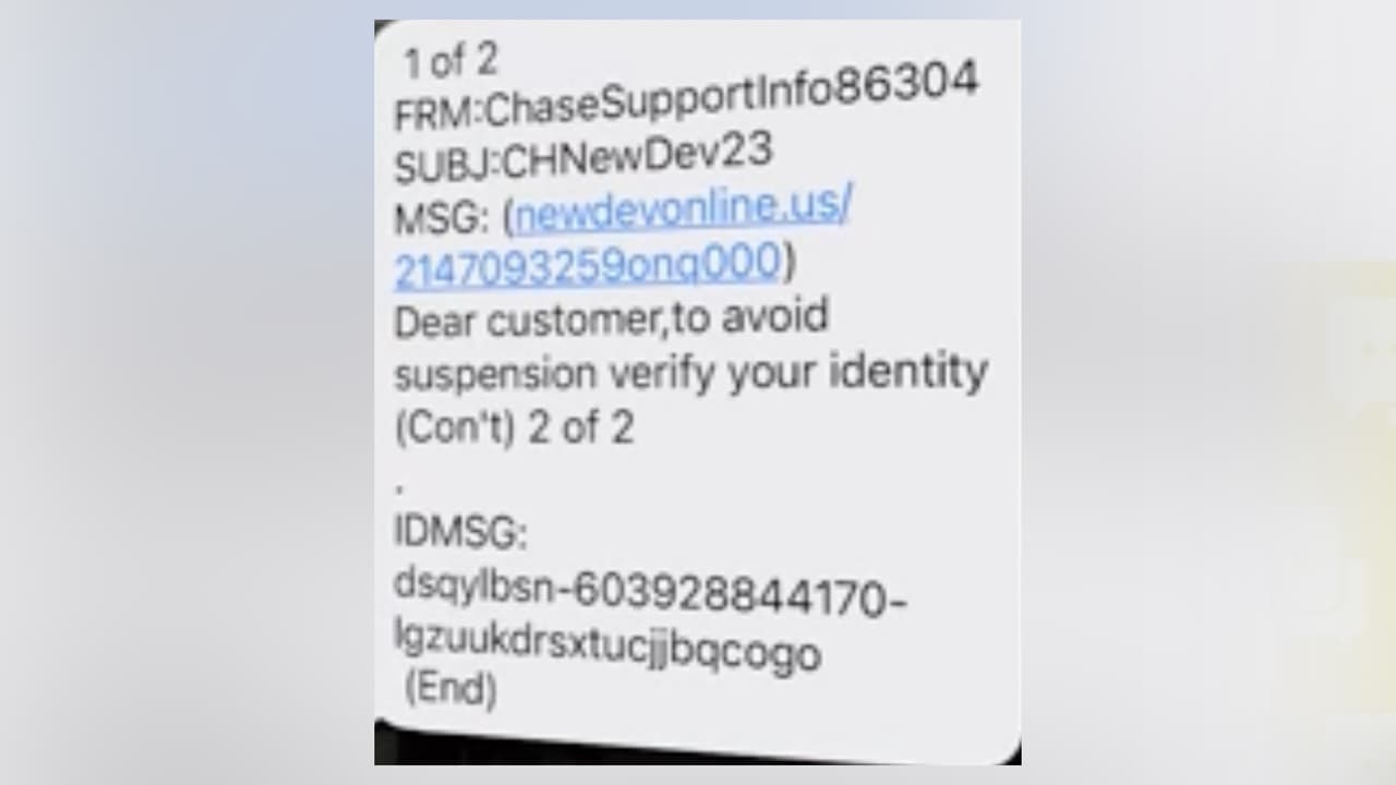 Se trata de una estafa y es importante no darle click a ese enlace, ni responder el mensaje porque así consiguen el acceso para robarte dinero, asegura la Oficina de Prácticas Comerciales (BBB por sus siglas en inglés).