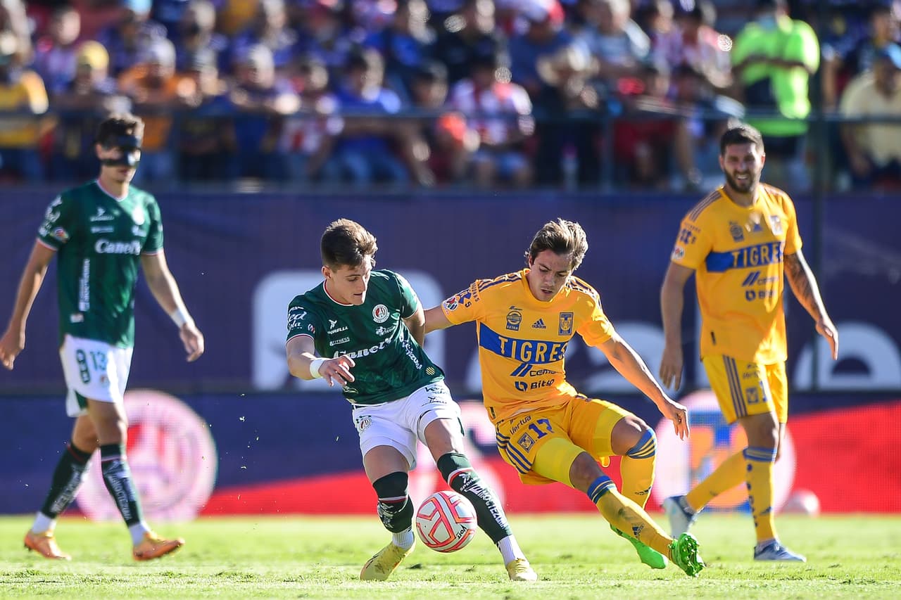 Tigres goleó a domicilio al Atlético San Luis en la Jornada 17 del Apertura 2022 para asegurar el quinto puesto y eliminar a los locales de la Liguilla.