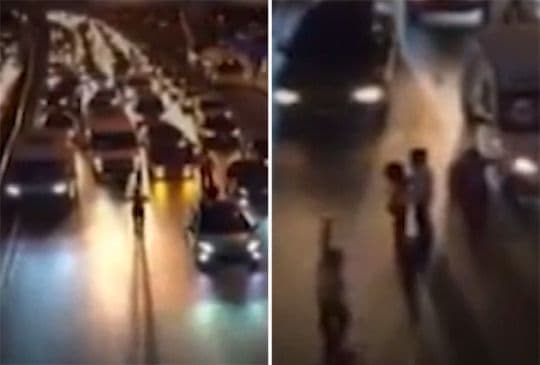 Este chico detuvo el tráfico en una autopista de Turquía para proponerle matrimonio a su novia. Como era de esperarse, terminó arrestado. Lee la historia 
<b><a href="https://uk.news.yahoo.com/man-jailed-orchestrating-ridiculous-marriage-160715367.html" target="_blank">completa</a></b>.