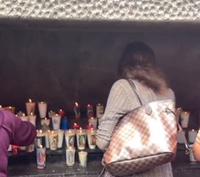 Al pie de dicha publicación, Meritano escribió: "Gracias a Dios que me permite venir por tercer año consecutivo a agradecer a la Virgen de Guadalupe y a Dios".