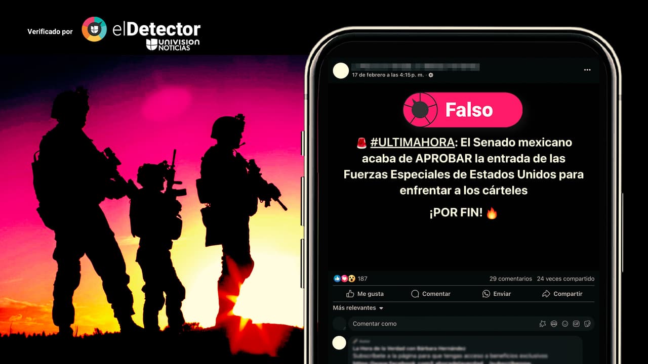 Es falso que el Senado mexicano haya aprobado la entrada de fuerzas especiales de EEUU al país para enfrentar a carteles
