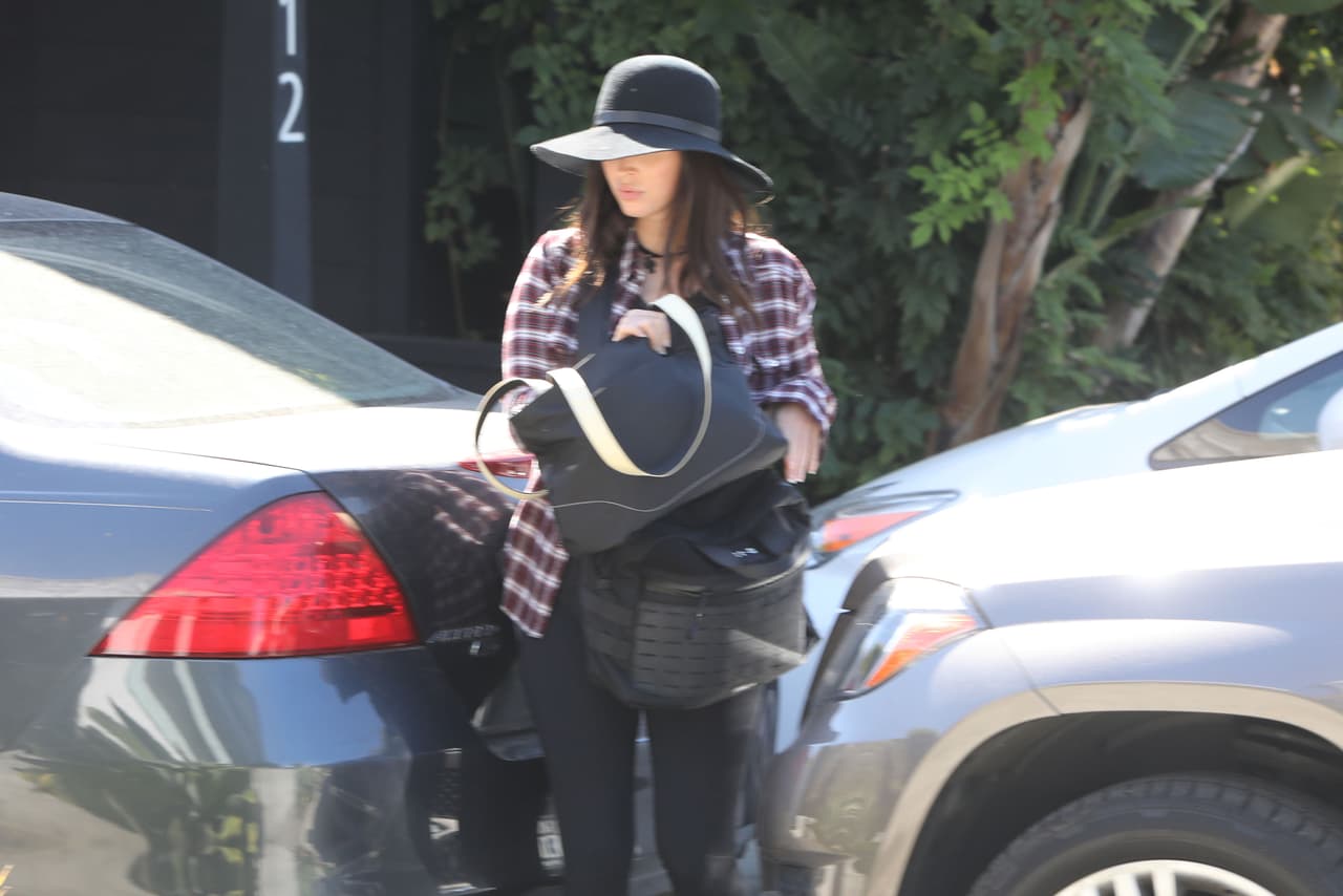 Megan llevó al bebito a su primer salida en público.