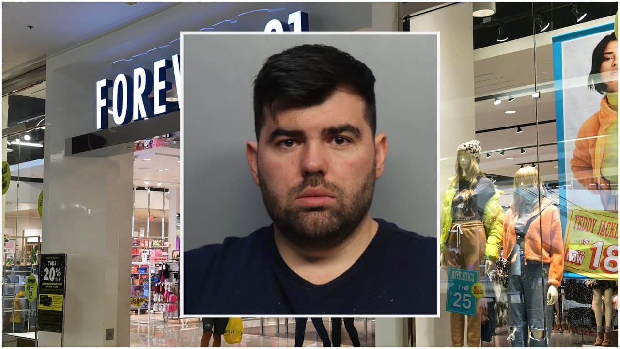 Hombre es acusado de grabar a madre y su hija de 10 años en un probador de Forever 21 en Miami Beach