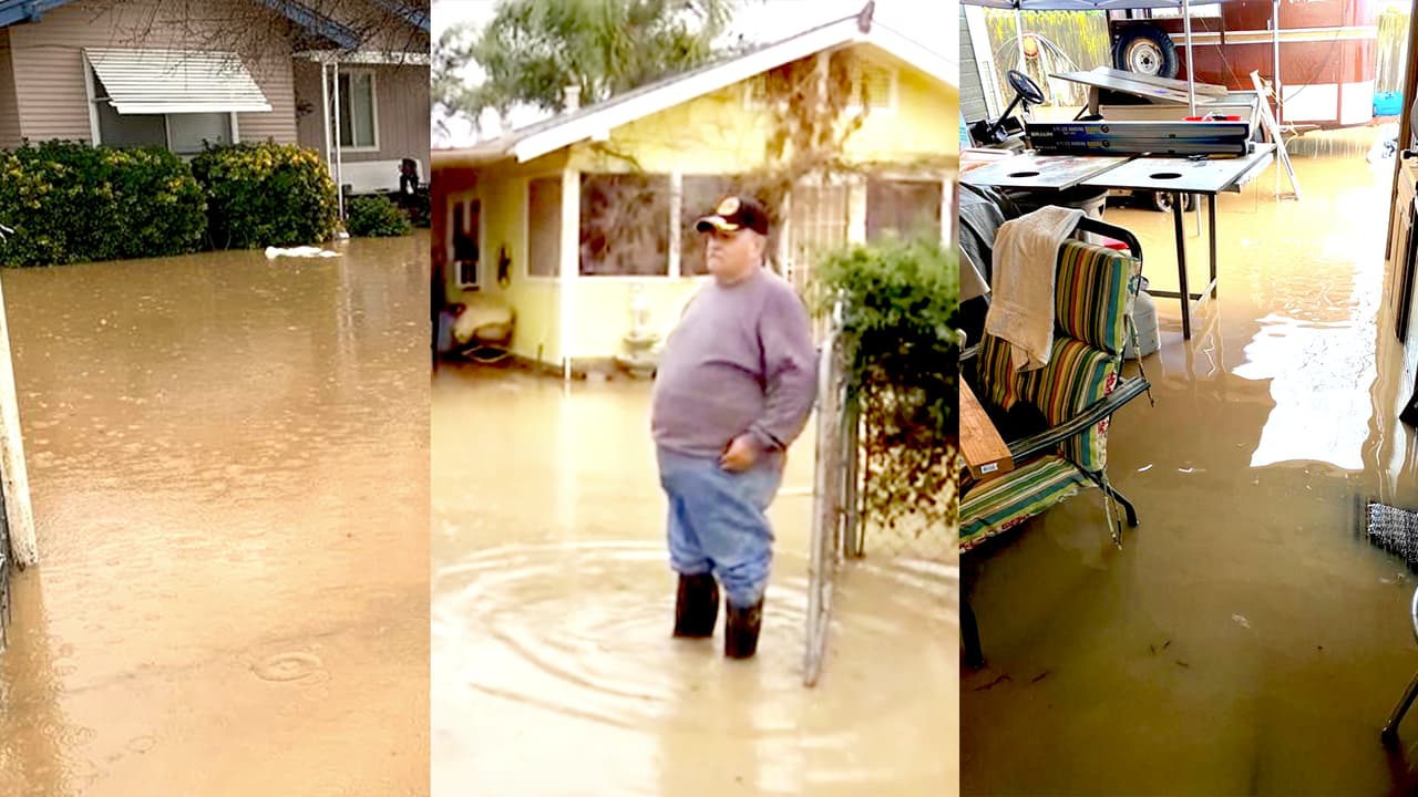 Leonardo Bedoya amaneció este jueves con al menos 3 pulgadas de agua acumulada en el interior de su vivienda.
