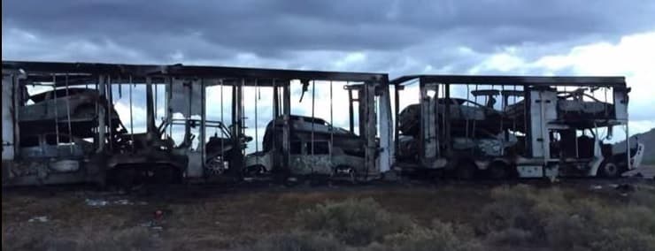 Cuatro carros de Floyd Mayweather Jr. se calcinaron