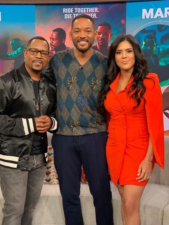 Francisca Lachapel es una gran admiradora de Will Smith, por lo que no dejó pasar el momento de volverse a tomar la foto con uno de sus actores favoritos.
