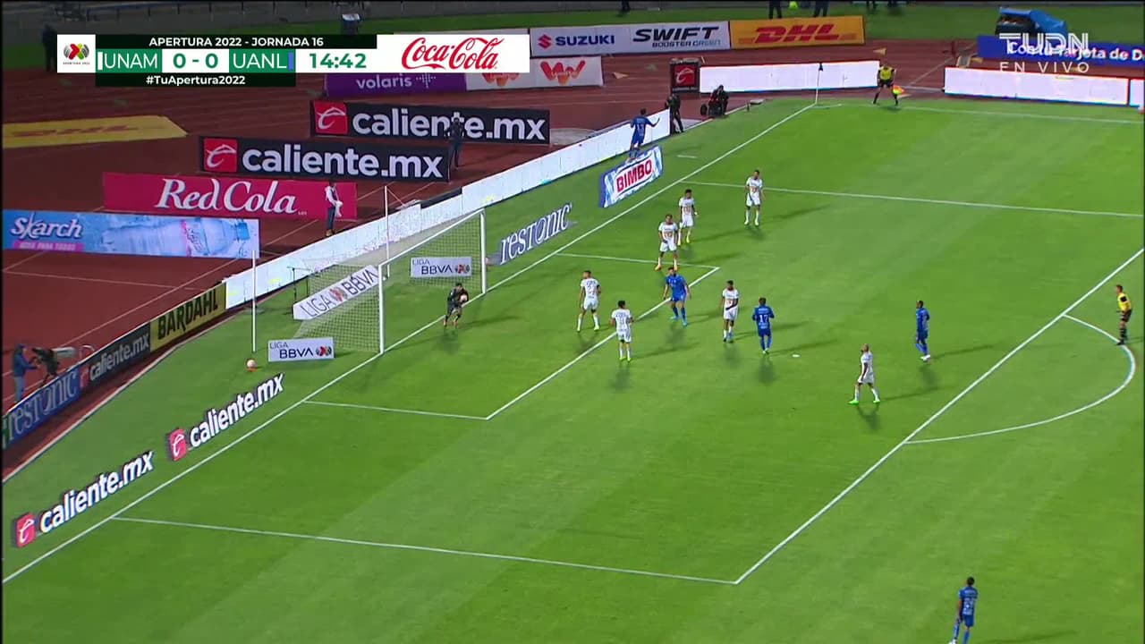 ¡TIRO ATAJADO! disparo por Sebastián Córdova.