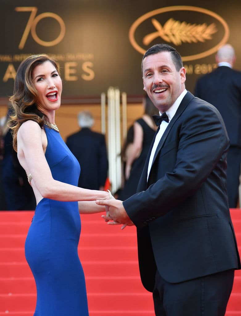 Jackie Titone y Adam Sandler