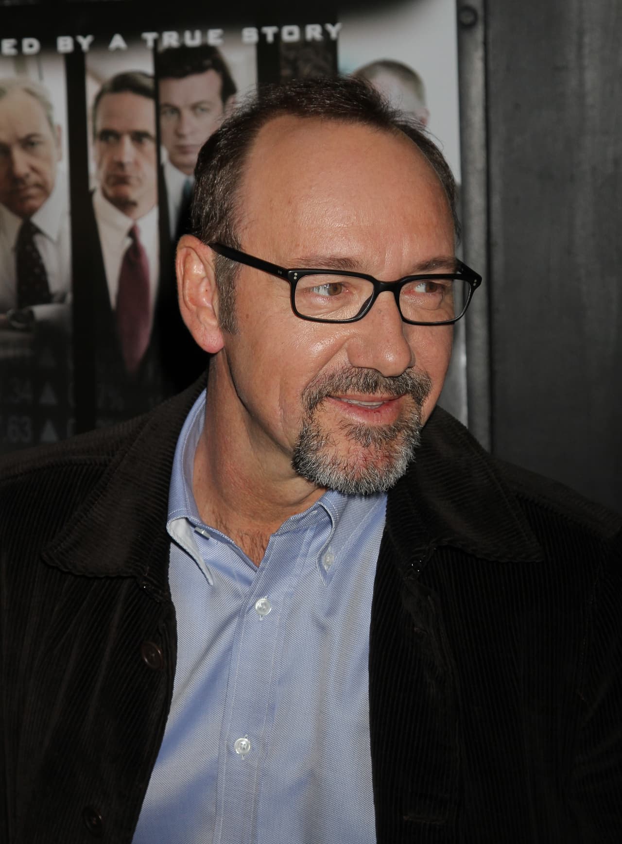 Así lucía Kevin Spacey hace no mucho.