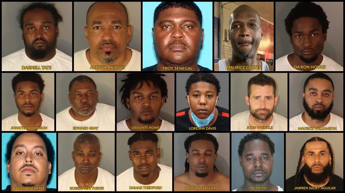 La Policía de Riverside dió a conocer los nombres de los presuntos miembros de pandillas arrestados.