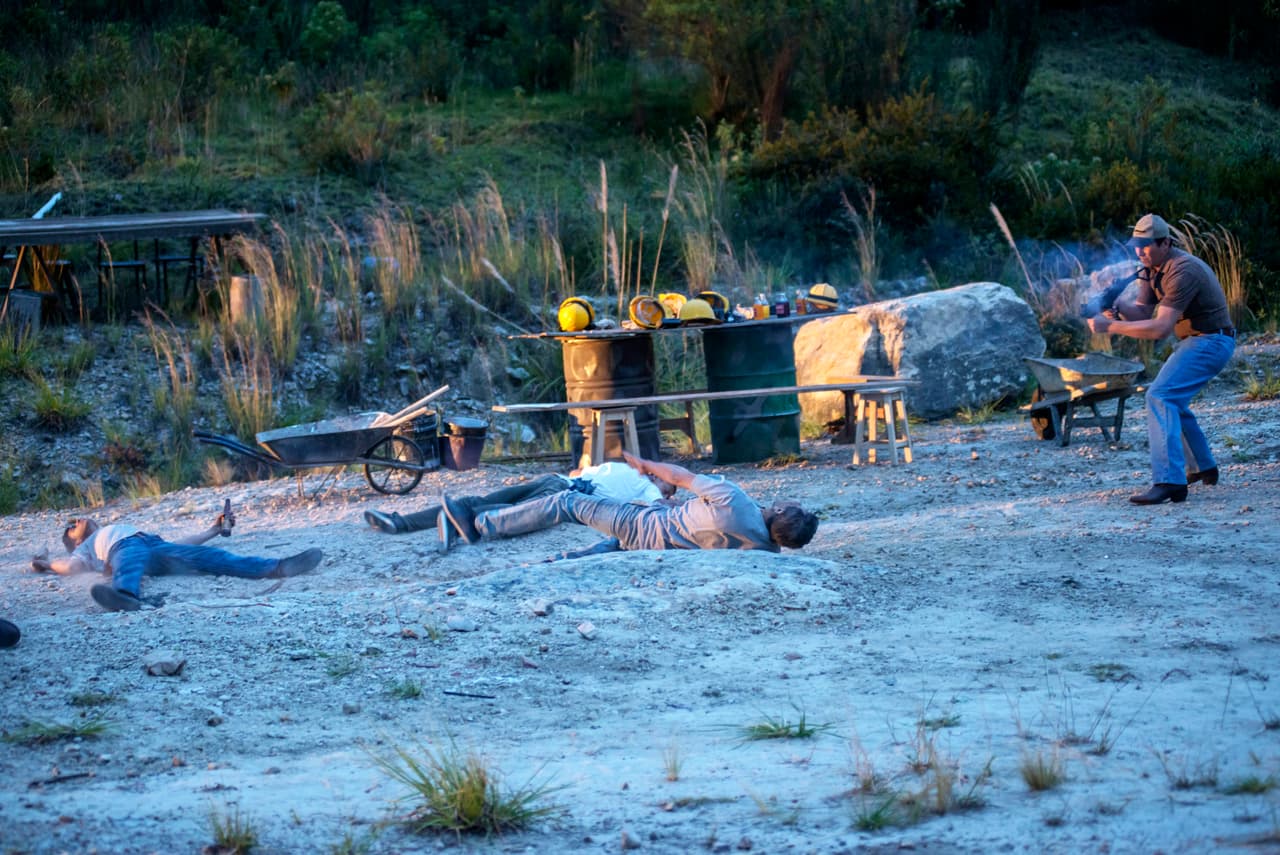 Ninguno de los obreros quedó con vida tras la balacera.