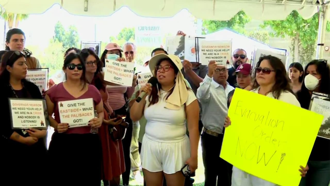 Afectados por incendio en Boyle Heights marchan y exigen respuestas