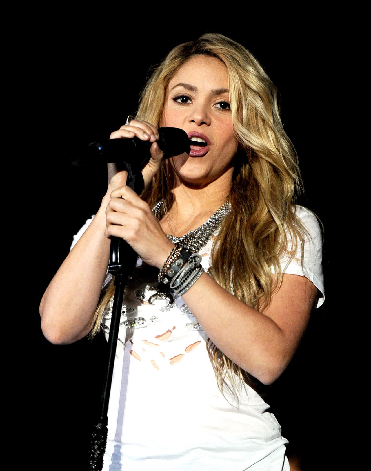 <b>Shakira</b>
<br>Para la colombiana, la comida árabe, los mariscos y el chocolate son su debilidad.