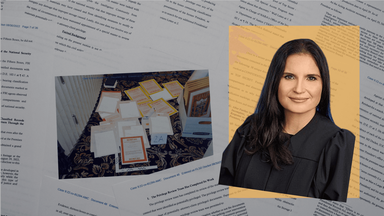 Aileen Cannon: esta jueza hispana nombrada por Trump detuvo la investigación de los documentos clasificados de Mar-a-Lago. Ahora presidirá el caso contra el expresidente