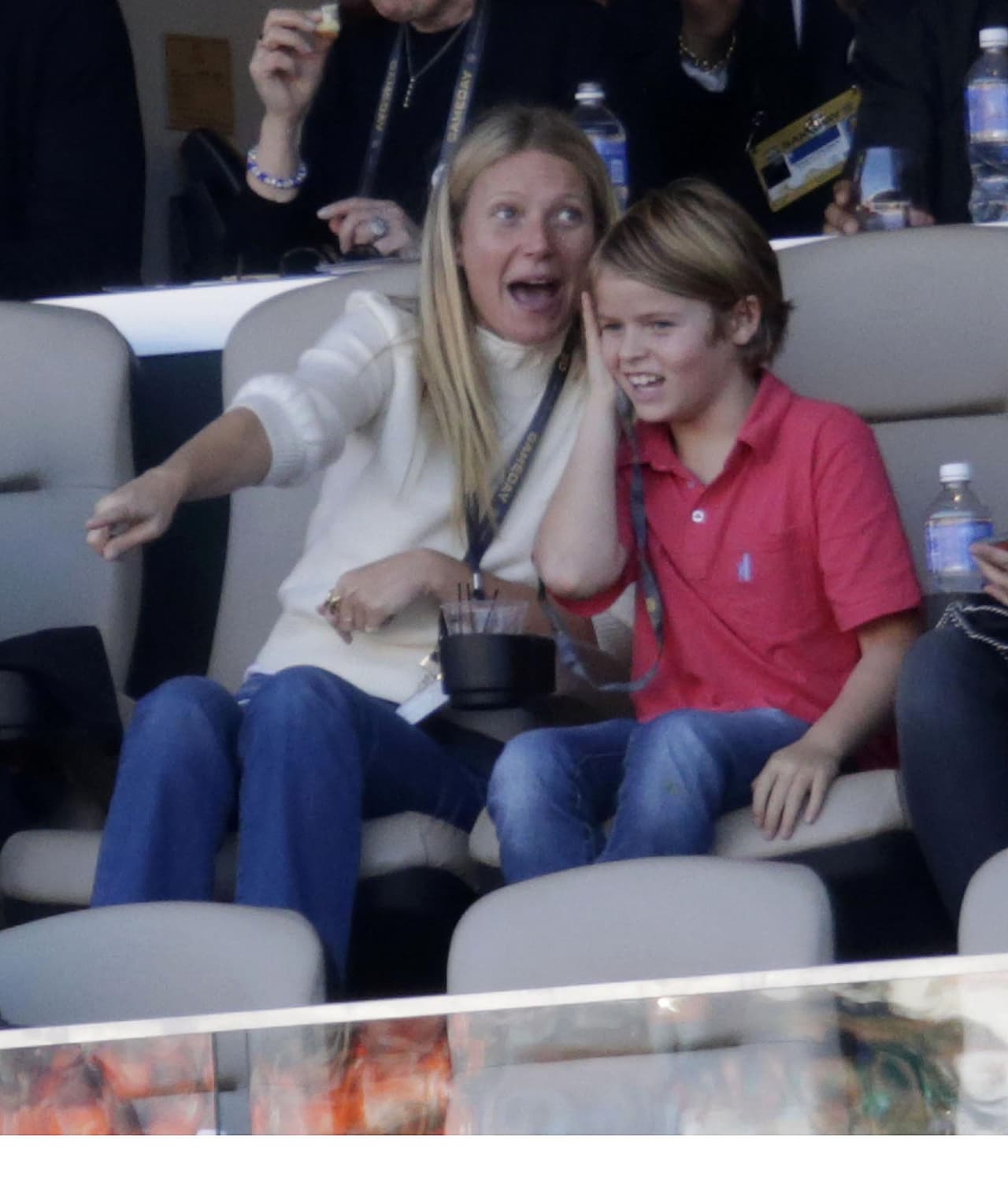 OMG! Gwyneth estaba de lo más emocionada.
