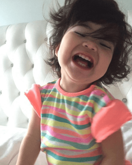 Ana compartía lo feliz que despertaba todas las mañanas su pequeña.