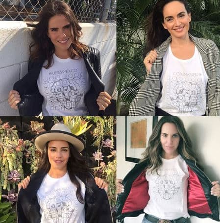 Ana de la Reguera, Kate del Castillo, Olga Segura y Karla Souza crearon la asociación Los Ángeles en México, ubicada en EEUU, a la cual después se sumó la también actriz Esmeralda Pimentel.