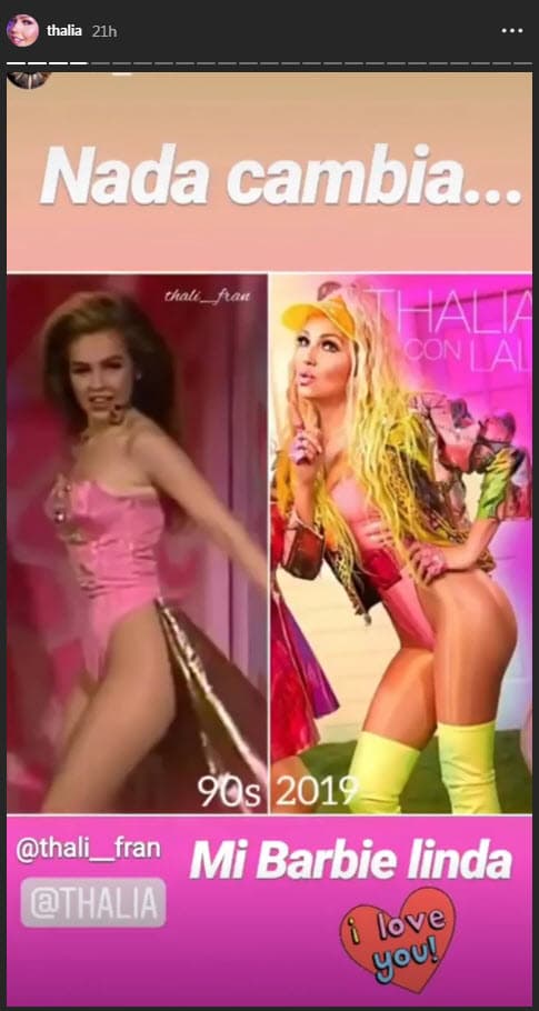 Esta es una de las fotografías que uno de sus seguidores hizo y que Thalía no dudó en compartir.